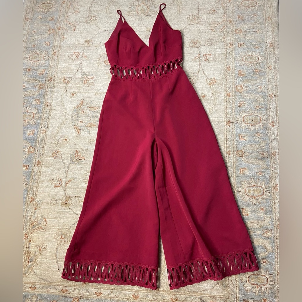 Keepsake the Label Red Jumpsuit Size Small - Picture 1 of 10